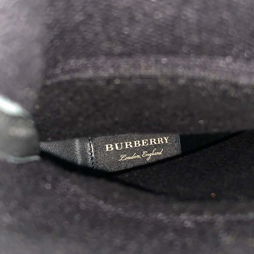 BURBERRY Black Nylon Knitted Pointed Toe Boots - Picture 6 of 7
